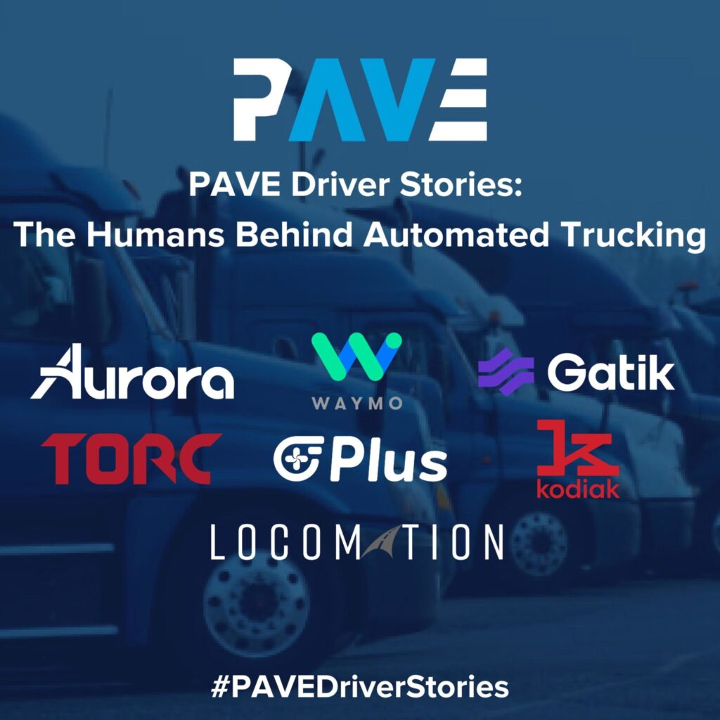 PAVE Driver Stories promotional graphics