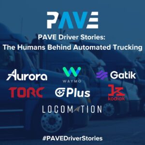 PAVE Driver Stories promotional graphics