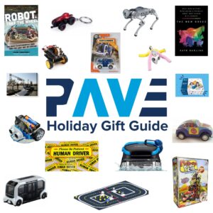 PAVE Holiday Gift Guide with different AV-related gifts