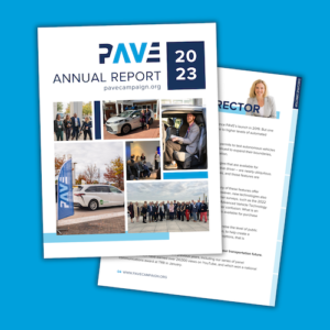 2023 PAVE Annual Report cover