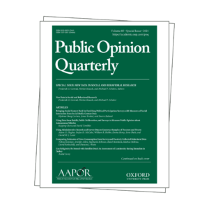 Public Opinion Quarterly journal cover