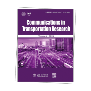 Journal cover titled Communications in Transportation Research