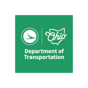 Graphic with DriveOhio and Ohio Department of Transportation logos