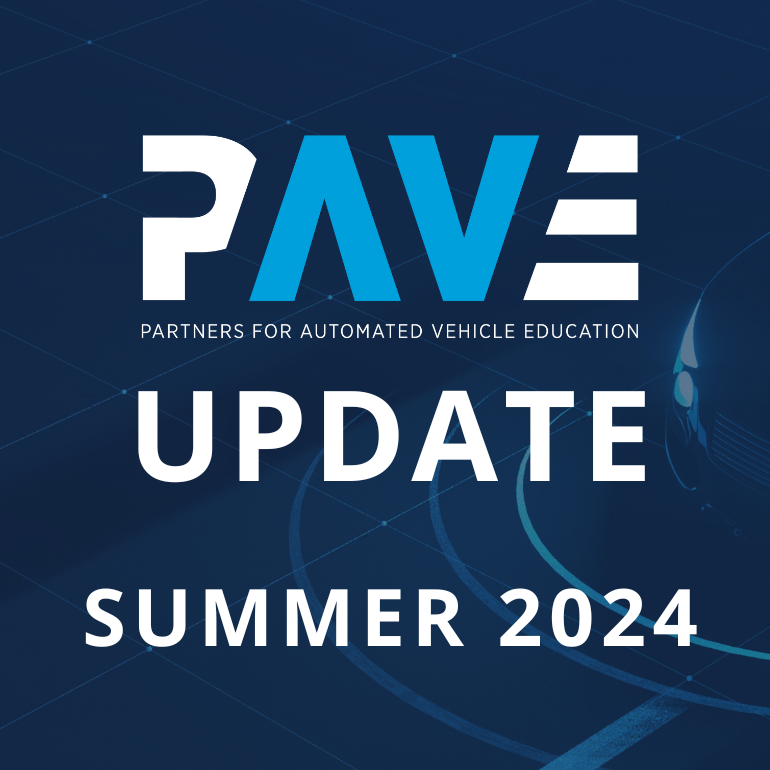 PAVE Update Summer 2024